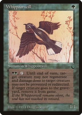 Whippoorwill card from The Dark