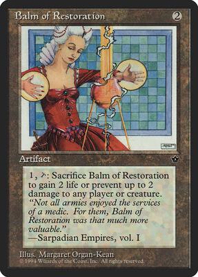 Balm of Restoration card from Fallen Empires