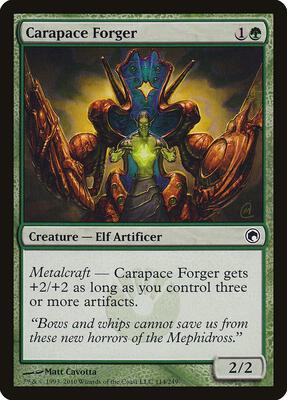 Carapace Forger card from Scars of Mirrodin