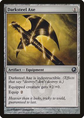 Darksteel Axe card from Scars of Mirrodin