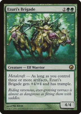 Ezuri's Brigade card from Scars of Mirrodin