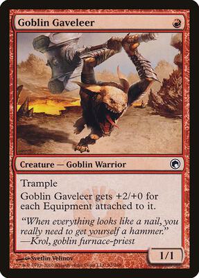 Goblin Gaveleer card from Scars of Mirrodin