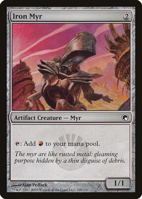 Iron Myr card from Scars of Mirrodin