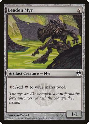 Leaden Myr card from Scars of Mirrodin