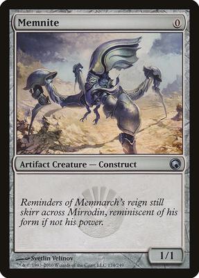 Memnite card from Scars of Mirrodin