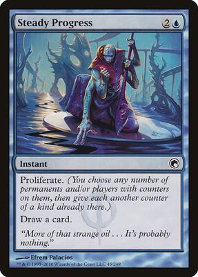 Steady Progress card from Scars of Mirrodin