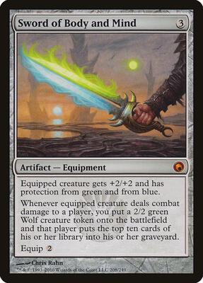 Sword of Body and Mind card from Scars of Mirrodin