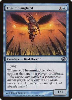 Thrummingbird card from Scars of Mirrodin