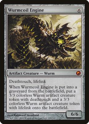 Wurmcoil Engine card from Scars of Mirrodin