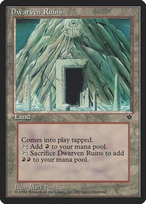 Dwarven Ruins card from Fallen Empires