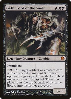 Geth, Lord of the Vault card from Scars of Mirrodin
