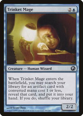 Trinket Mage card from Scars of Mirrodin