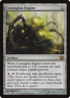 Contagion Engine card from Scars of Mirrodin