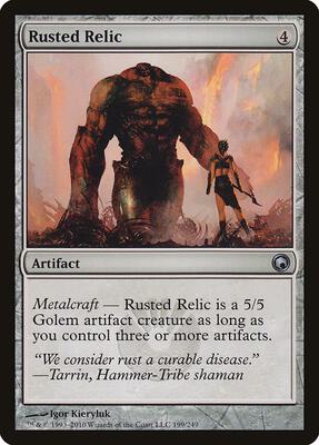 Rusted Relic card from Scars of Mirrodin