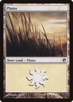 Plains (230) card from Scars of Mirrodin