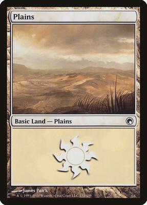 Plains (232) card from Scars of Mirrodin