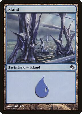 Island (234) card from Scars of Mirrodin