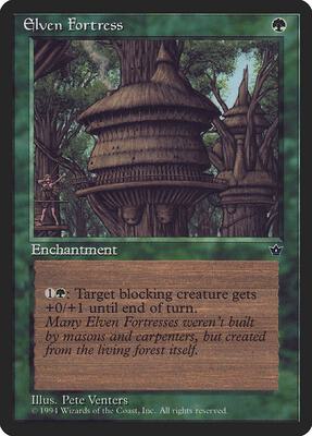 Elven Fortress (Venters) card from Fallen Empires