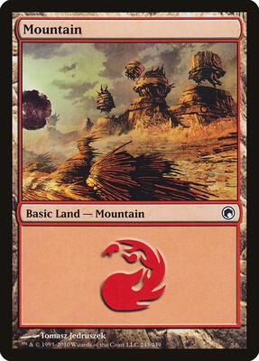 Mountain (245) card from Scars of Mirrodin
