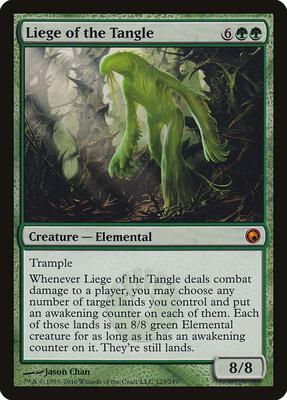 Liege of the Tangle card from Scars of Mirrodin