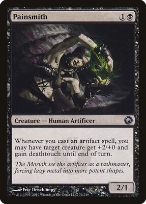 Painsmith card from Scars of Mirrodin