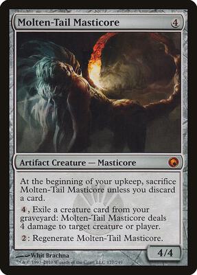 Molten-Tail Masticore card from Scars of Mirrodin