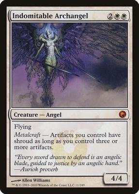 Indomitable Archangel card from Scars of Mirrodin