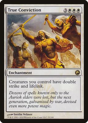True Conviction card from Scars of Mirrodin