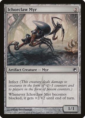 Ichorclaw Myr card from Scars of Mirrodin