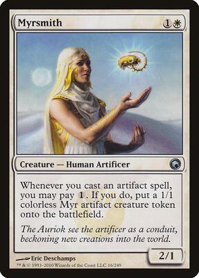 Myrsmith card from Scars of Mirrodin