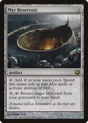 Myr Reservoir card from Scars of Mirrodin