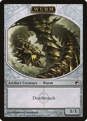 Wurm Token (8) card from Scars of Mirrodin