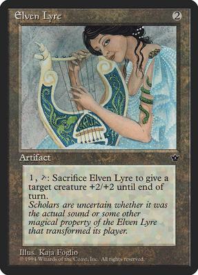 Elven Lyre card from Fallen Empires