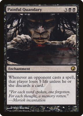 Painful Quandary card from Scars of Mirrodin
