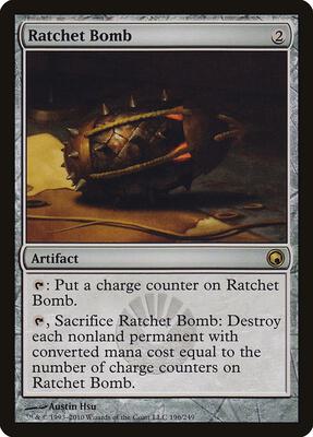 Ratchet Bomb card from Scars of Mirrodin