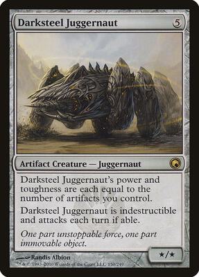 Darksteel Juggernaut card from Scars of Mirrodin