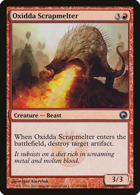 Oxidda Scrapmelter card from Scars of Mirrodin