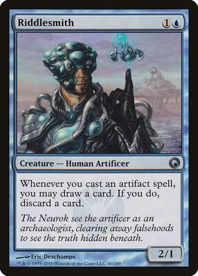 Riddlesmith card from Scars of Mirrodin