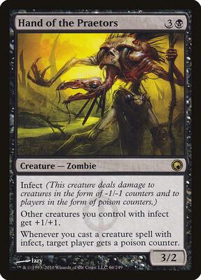 Hand of the Praetors card from Scars of Mirrodin