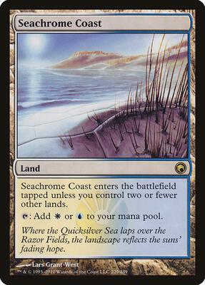 Seachrome Coast card from Scars of Mirrodin