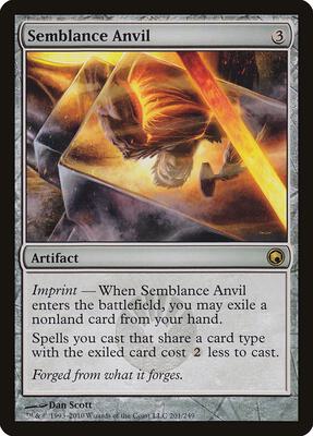 Semblance Anvil card from Scars of Mirrodin