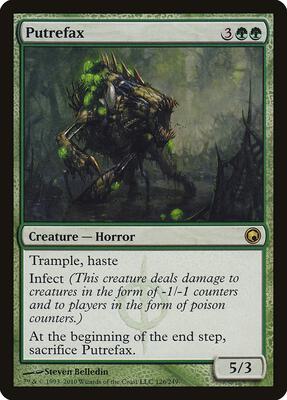 Putrefax card from Scars of Mirrodin
