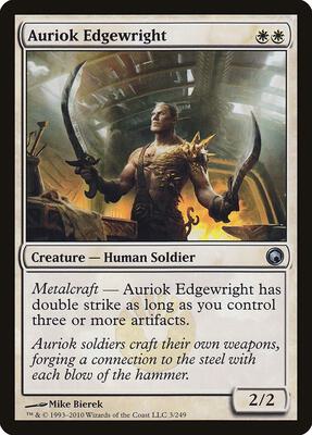 Auriok Edgewright card from Scars of Mirrodin