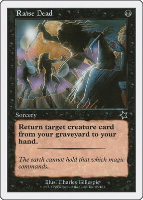 Raise Dead card from Starter 1999