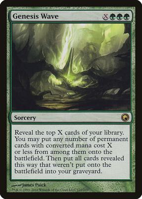 Genesis Wave card from Scars of Mirrodin