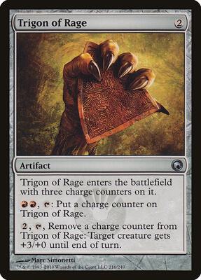 Trigon of Rage card from Scars of Mirrodin