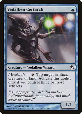 Vedalken Certarch card from Scars of Mirrodin