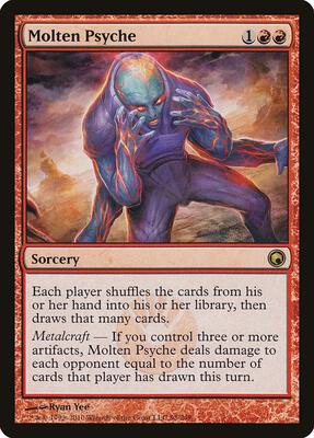 Molten Psyche card from Scars of Mirrodin