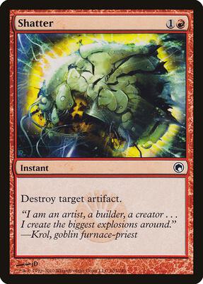 Shatter card from Scars of Mirrodin