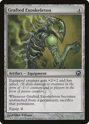 Grafted Exoskeleton card from Scars of Mirrodin